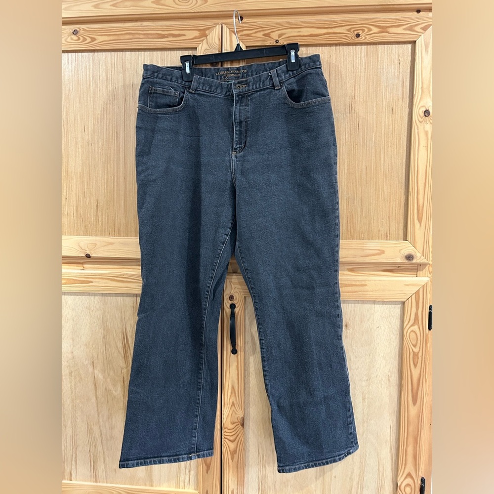 Lauren (Ralph Lauren) Classic Black Women's Jeans Sz 18W
